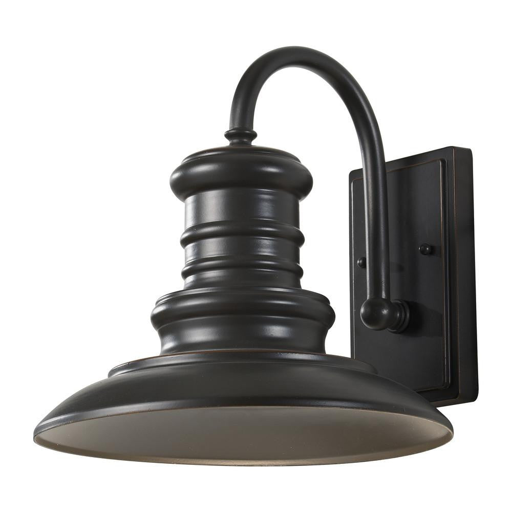 Generation Lighting Redding Station Medium LED Lantern Restoration Bronze
