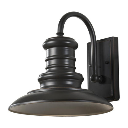 Generation Lighting Redding Station Medium LED Lantern Restoration Bronze