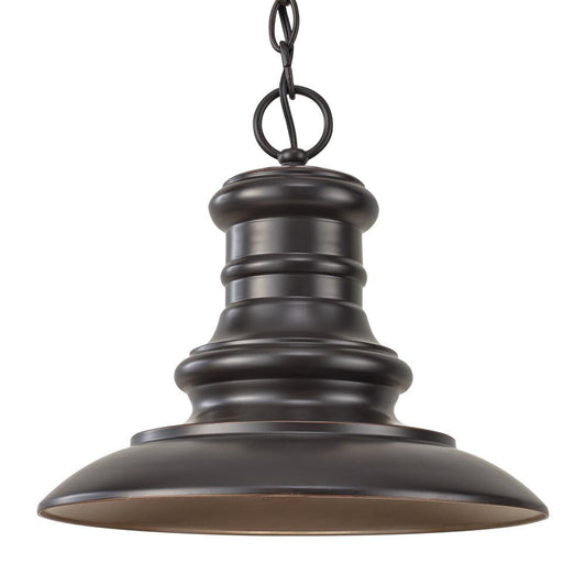 Generation Lighting Redding Station LED Pendant Restoration Bronze