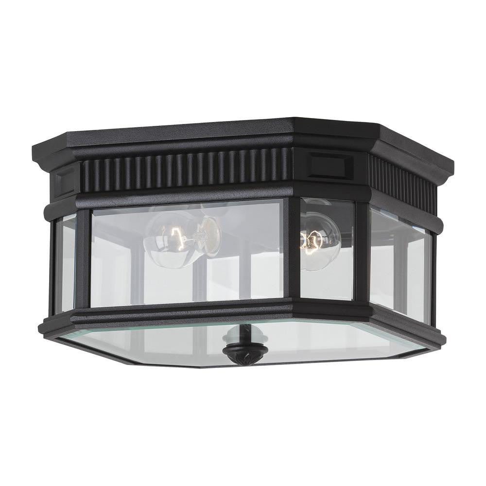 Generation Lighting Cotswold Lane Flush Mount Black