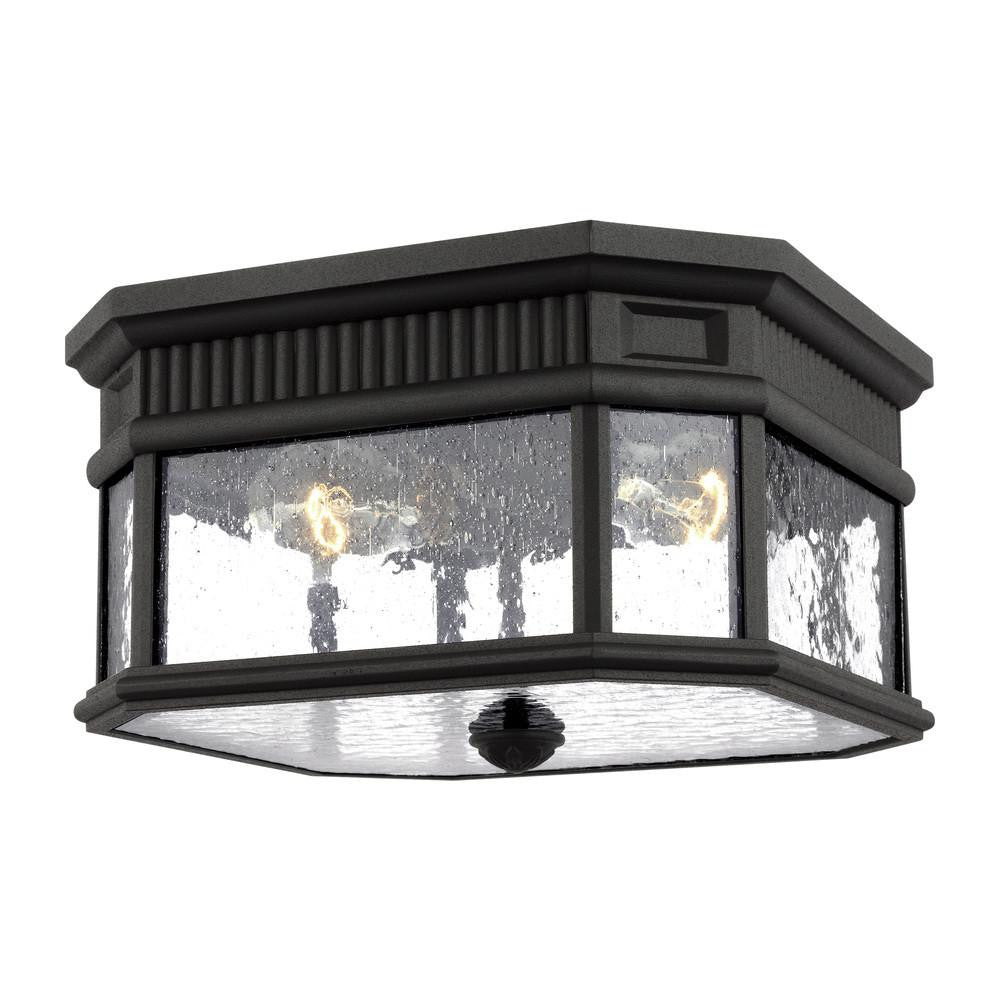 Generation Lighting Cotswold Lane Flush Mount Black