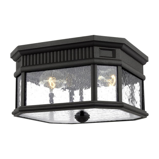 Generation Lighting Cotswold Lane Flush Mount Black