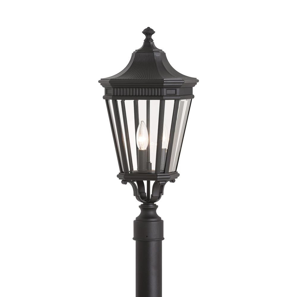 Generation Lighting Cotswold Lane Small Post Lantern Black