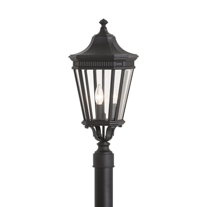Generation Lighting Cotswold Lane Small Post Lantern Black