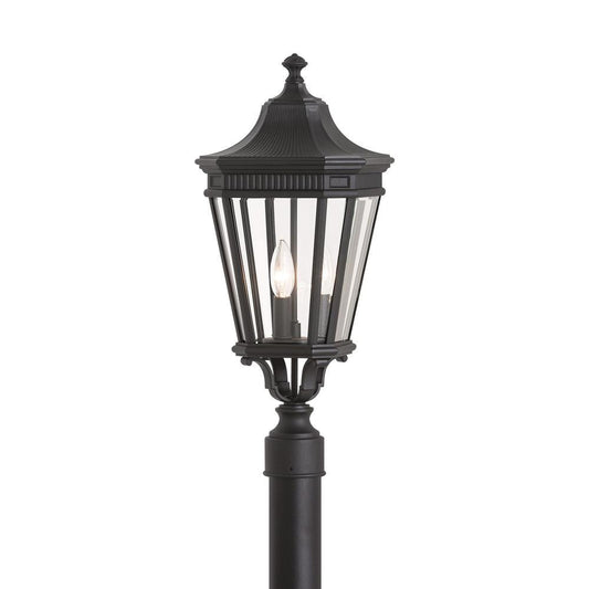 Generation Lighting Cotswold Lane Small Post Lantern Black