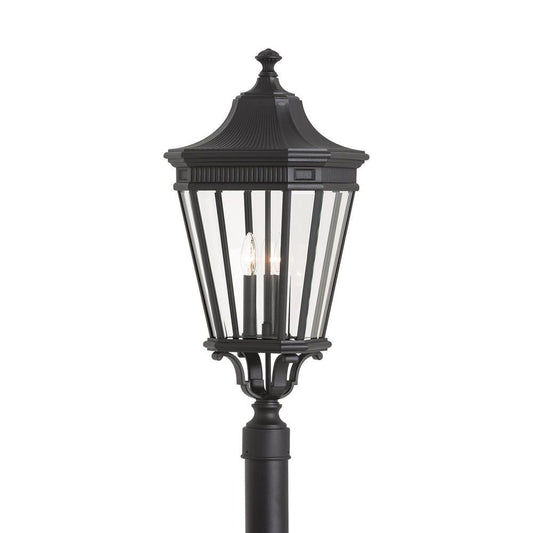 Generation Lighting Cotswold Lane Large Post Lantern Black