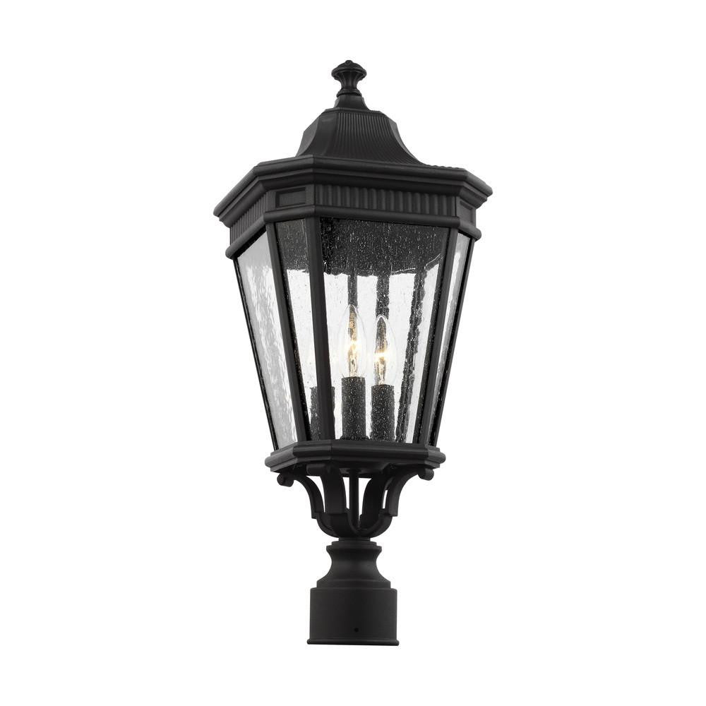Generation Lighting Cotswold Lane Small Post Lantern Black