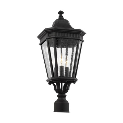 Generation Lighting Cotswold Lane Small Post Lantern Black