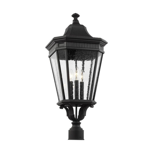 Generation Lighting Cotswold Lane Large Post Lantern Black