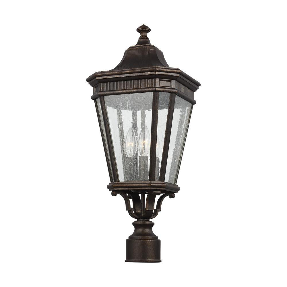 Generation Lighting Cotswold Lane Small Post Lantern Grecian Bronze