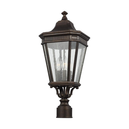 Generation Lighting Cotswold Lane Small Post Lantern Grecian Bronze