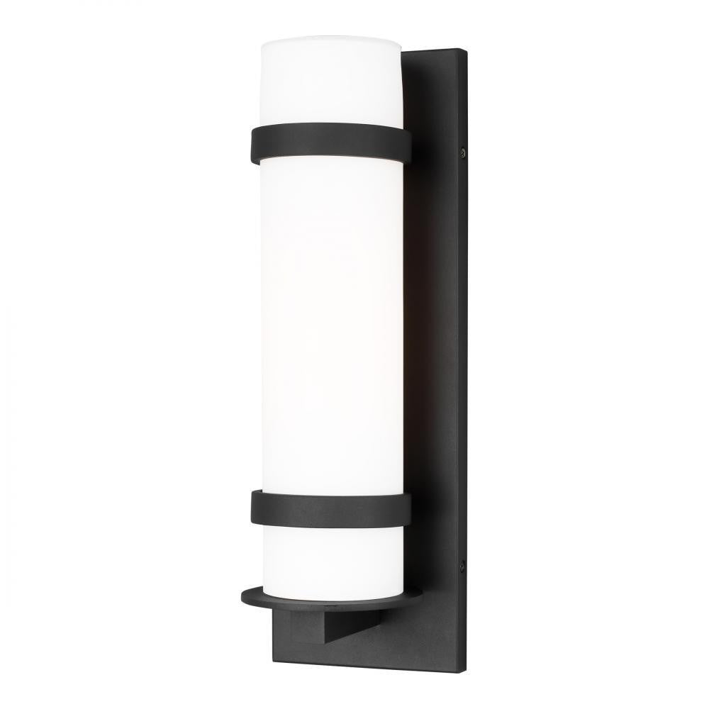 Generation Lighting Alban Medium One Light Outdoor Wall Lantern Black