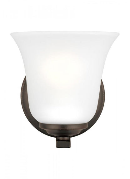 Generation Lighting Emmons One Light Wall / Bath Sconce Bronze