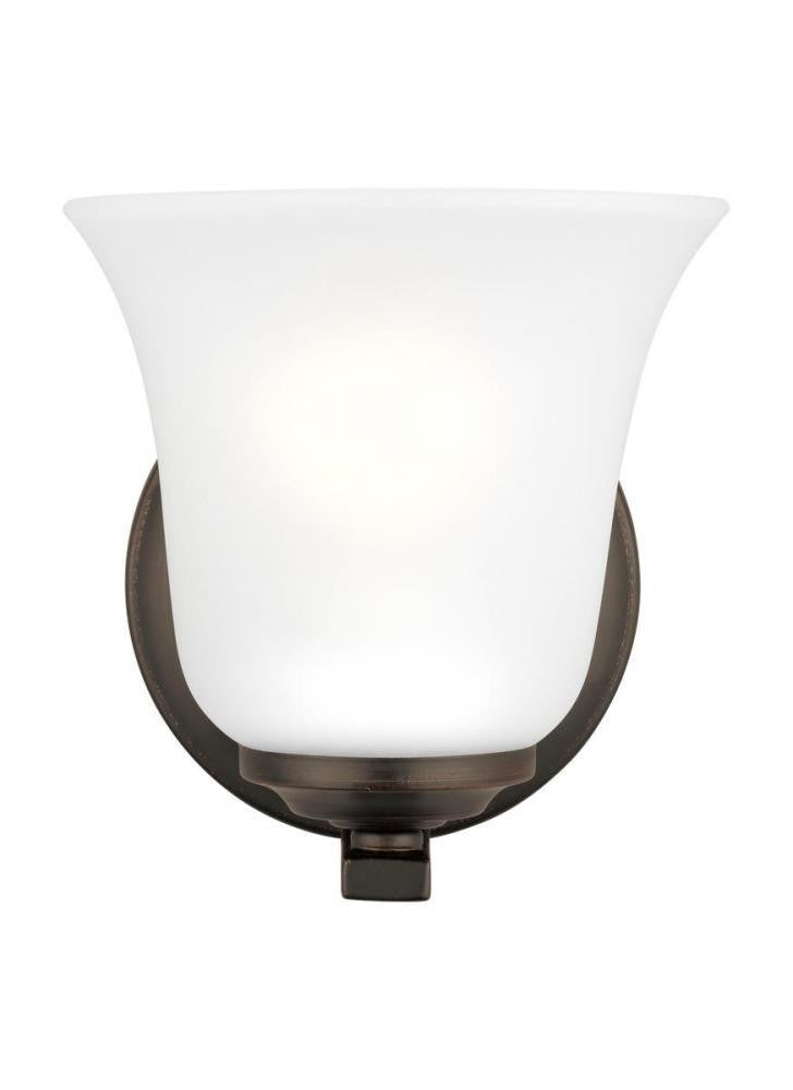 Generation Lighting Emmons One Light Wall / Bath Sconce Bronze
