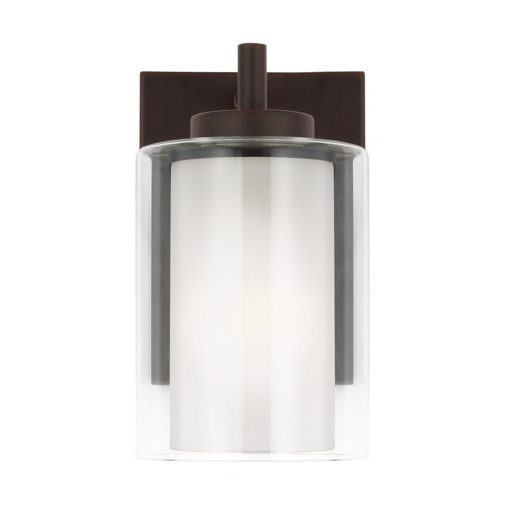 Generation Lighting Elmwood Park One Light Wall / Bath Sconce Bronze