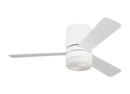 Generation Lighting Era 44" Hugger LED Ceiling Fan - Matte White Housing Matte White Blades