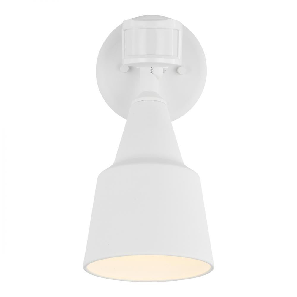 Generation Lighting One Light Flood with Photo and Motion Sensor White