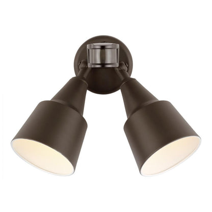 Generation Lighting Two Light Flood with Photo and Motion Sensor Antique Bronze