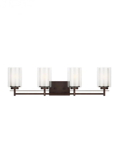 Generation Lighting Elmwood Park Four Light Wall / Bath Bronze