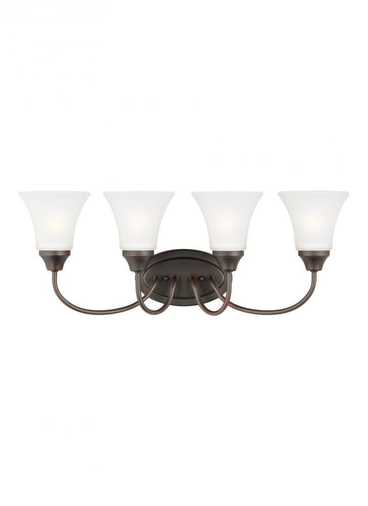 Generation Lighting Holman Four Light Wall / Bath Chrome