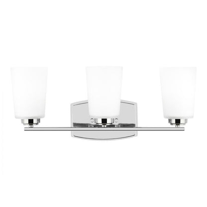 Generation Lighting Franport Three Light Wall / Bath Chrome