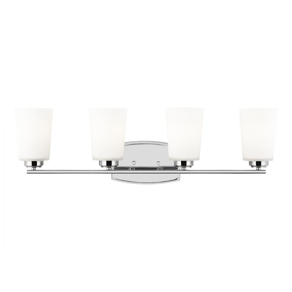 Generation Lighting Franport Four Light Wall / Bath Chrome