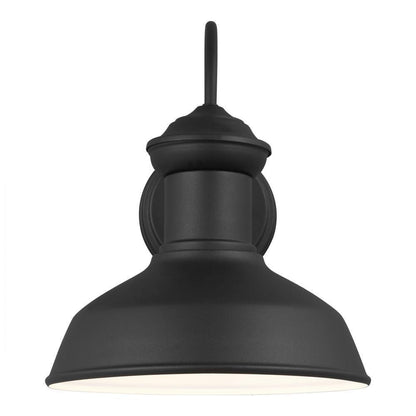 Generation Lighting Fredricksburg Small One Light Outdoor Wall Lante Black