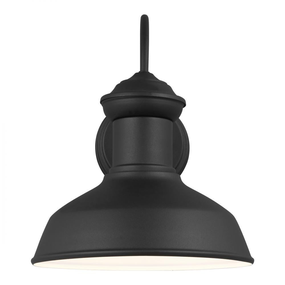 Generation Lighting Fredricksburg Small One Light Outdoor Wall Lante Black
