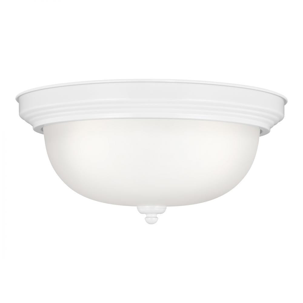 Generation Lighting Geary Three Light Ceiling Flush Mount White