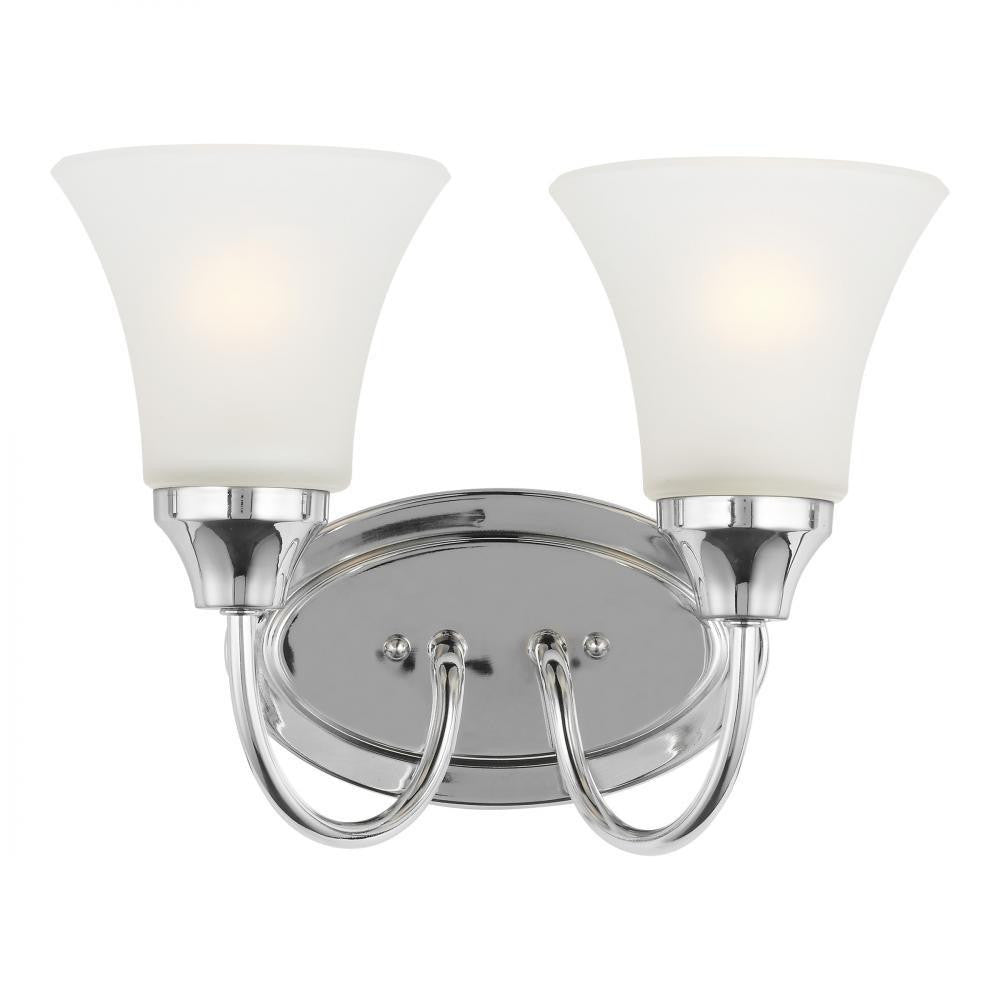 Generation Lighting Holman Two Light Wall / Bath Bronze