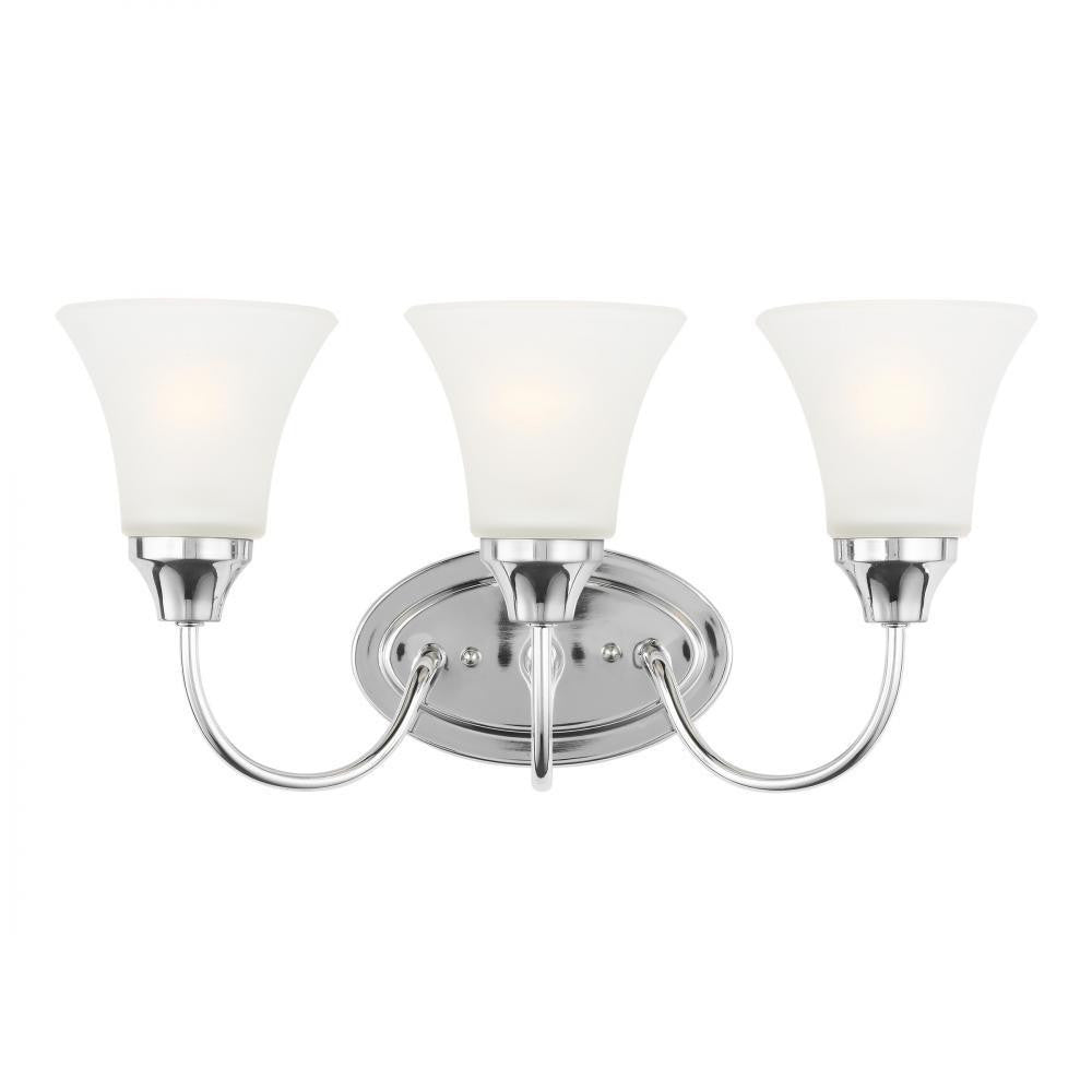 Generation Lighting Holman Three Light Wall / Bath Bronze