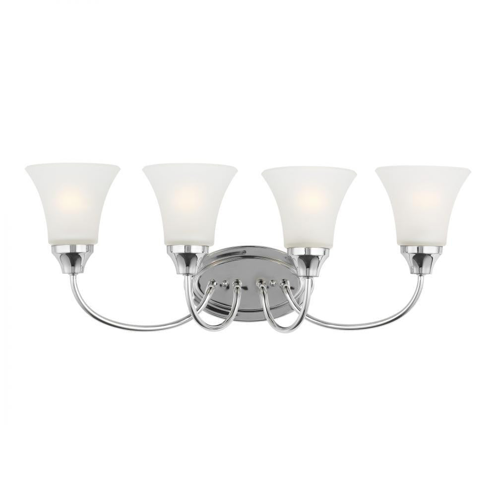 Generation Lighting Holman Four Light Wall / Bath Bronze