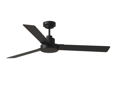Generation Lighting Jovie 58" Indoor/Outdoor Midnight Black Ceiling Fan with Handheld / Wall Mountable Remote Control