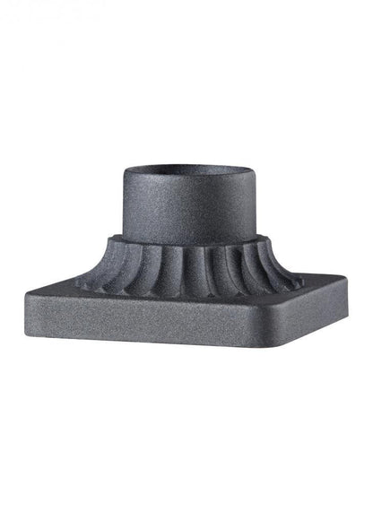 Generation Lighting Pier Mount Base Black