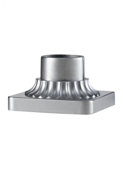Generation Lighting Pier Mount Base Brushed Aluminum