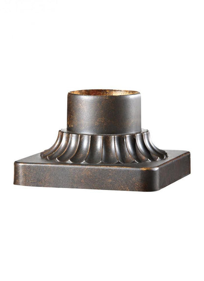 Generation Lighting Pier Mount Base Walnut