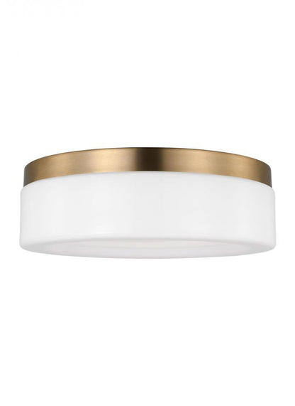 Generation Lighting Rhett Medium Ceiling Flush Mount Satin Brass