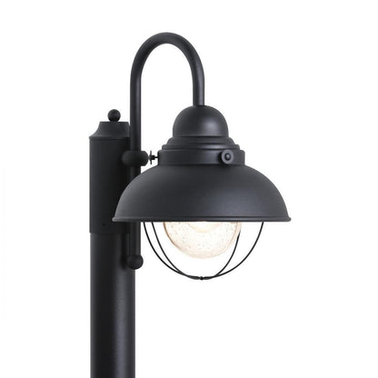 Generation Lighting Sebring One Light Outdoor Post Lantern Black