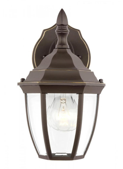 Generation Lighting Bakersville Small One Light Outdoor Wall Lantern Antique Bronze