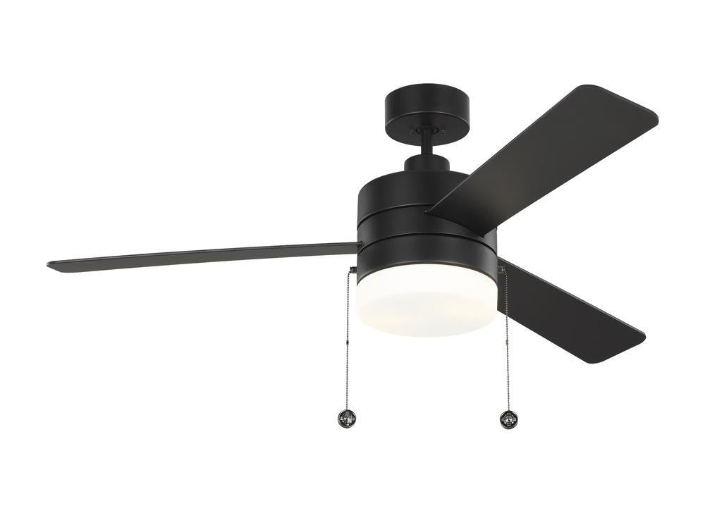 Generation Lighting Syrus 52" LED Ceiling Fan - Midnight Black, Midnight Black Blades
