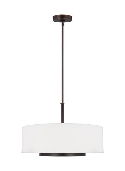 Generation Lighting Nance Three Light Pendant Bronze