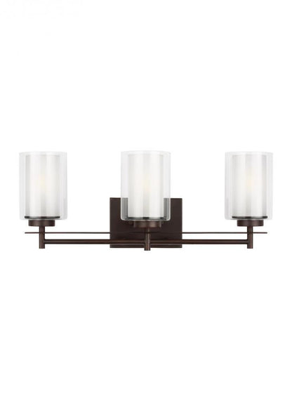 Generation Lighting Elmwood Park Three Light Wall / Bath Bronze