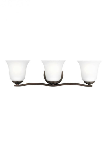 Generation Lighting Emmons Three Light Wall / Bath Bronze