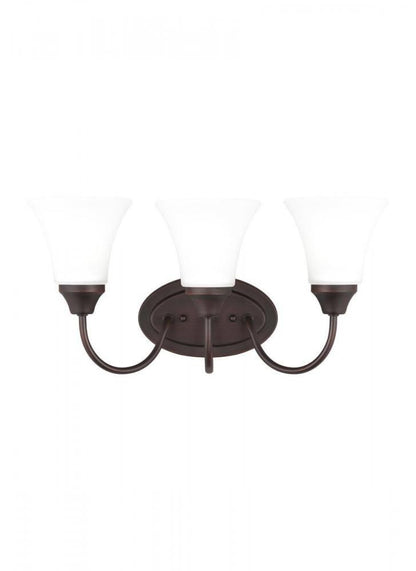 Generation Lighting Holman Three Light Wall / Bath Chrome