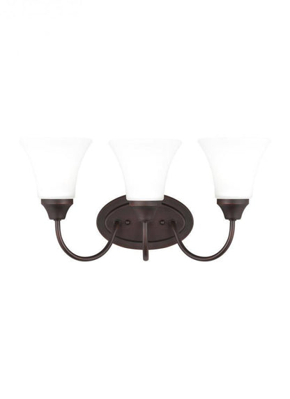 Generation Lighting Three Light Wall / Bath, Generation Lighting - Seagull 44807EN3-710 A7UWE