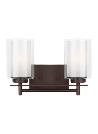 Generation Lighting Elmwood Park Two Light Wall / Bath Bronze