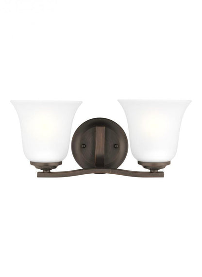 Generation Lighting Emmons Two Light Wall / Bath Bronze