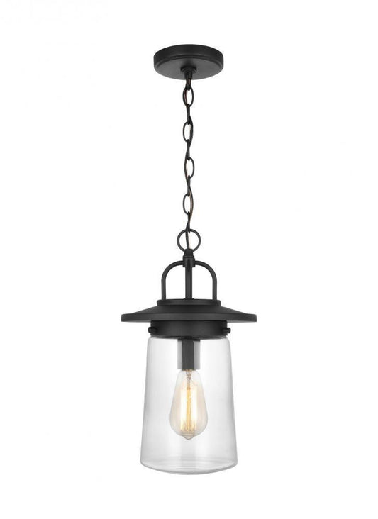 Generation Lighting Tybee One Light Outdoor Pendant Black