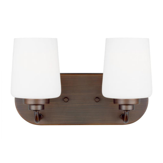 Generation Lighting Windom Two Light Wall / Bath Bronze