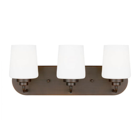 Generation Lighting Windom Three Light Wall / Bath Bronze